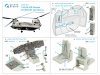 Quinta Studio QD35124 CH-47D 3D-Printed coloured Interior on decal paper (Trumpeter) 1/35